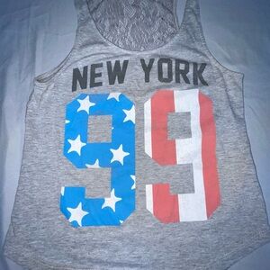 Freeze Gray Kids Tank‎ Top with New York Print Size Medium